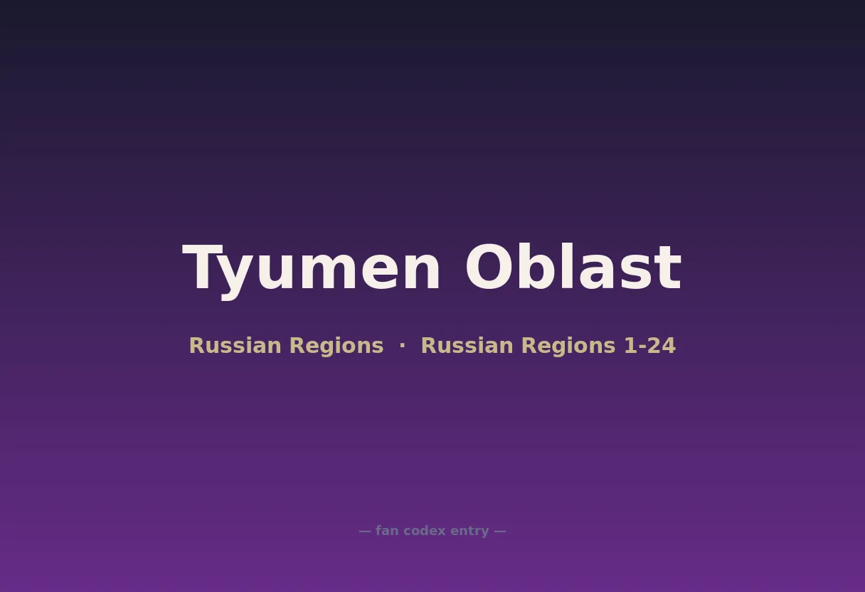 Tyumen Oblast