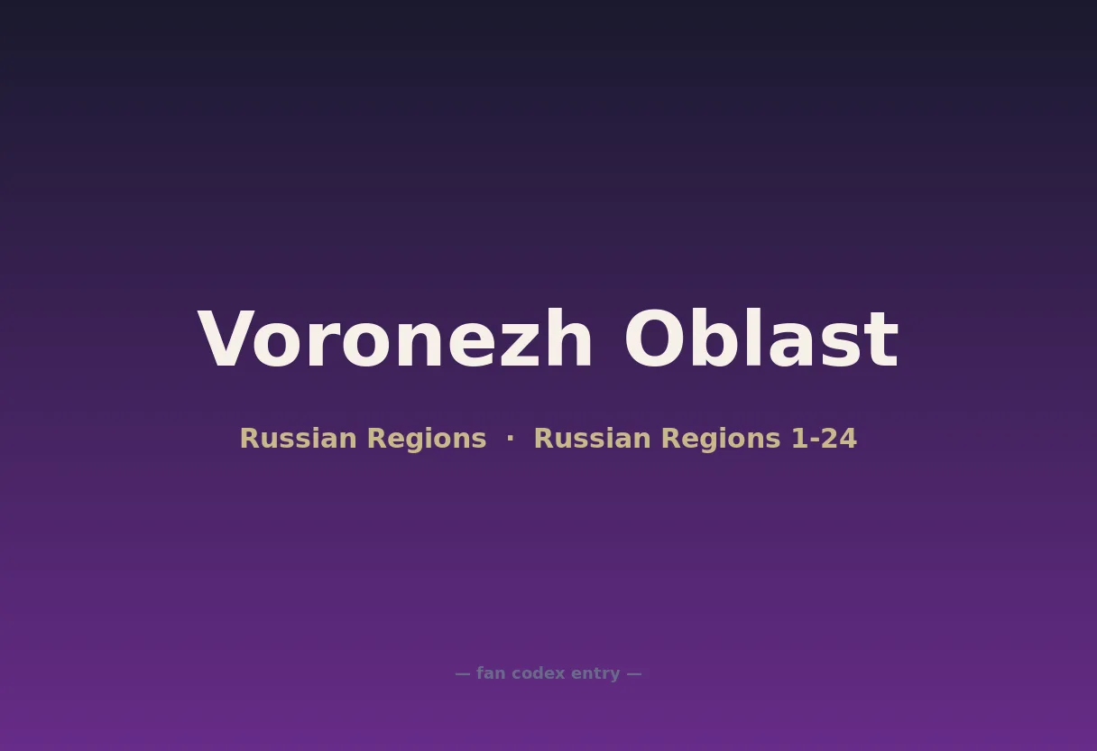 Voronezh Oblast